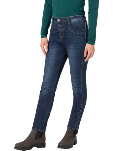 Timezone Spijkerbroek "Raven" - regular fit - donkerblauw