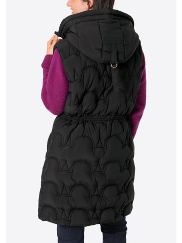Timezone Doorgestikte bodywarmer zwart