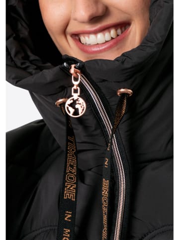 Timezone Doorgestikte bodywarmer zwart