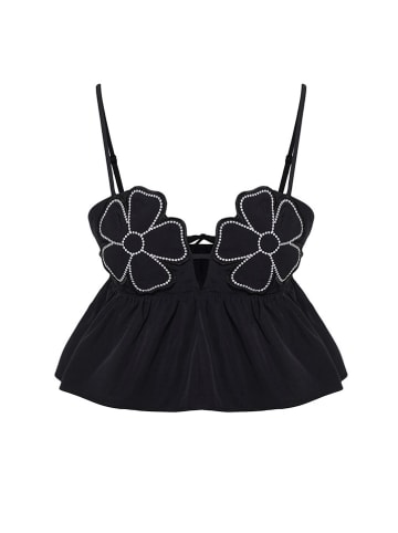 trendyol Top w kolorze czarnym