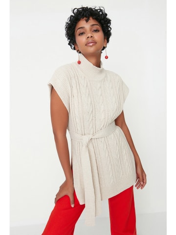 trendyol Sweter w kolorze kremowym