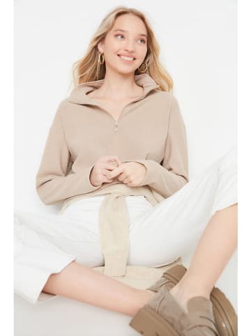 trendyol Sweatshirt in Beige