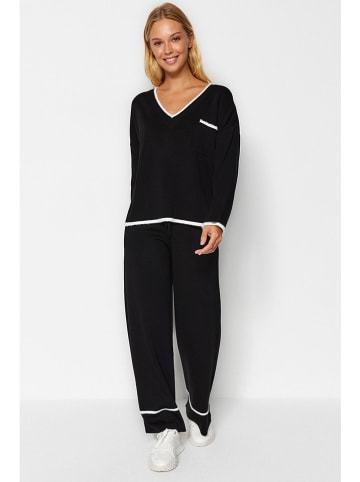trendyol 2tlg. Outfit in Schwarz