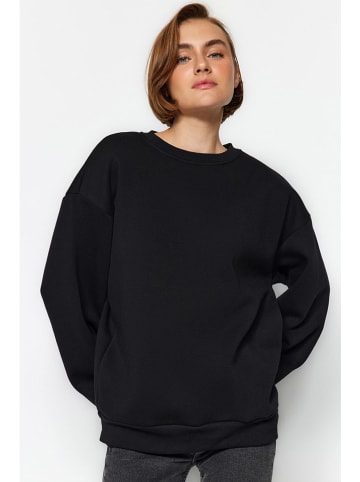 trendyol Sweatshirt in Schwarz