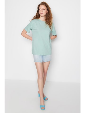 trendyol Shirt in Türkis