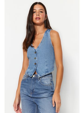 trendyol Jeans-Anzugweste in Blau