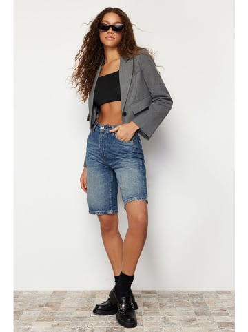 trendyol Spijkerbermuda blauw