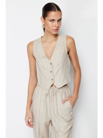 trendyol Gilet crème