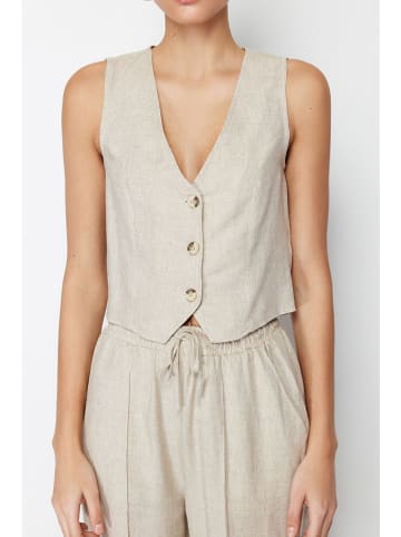 trendyol Anzugweste in Creme