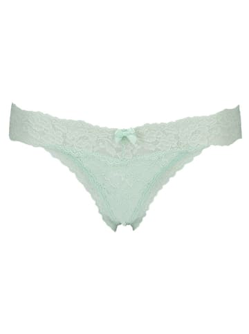 Hunkemöller 3-delige set: strings paars/oudroze/mintgroen