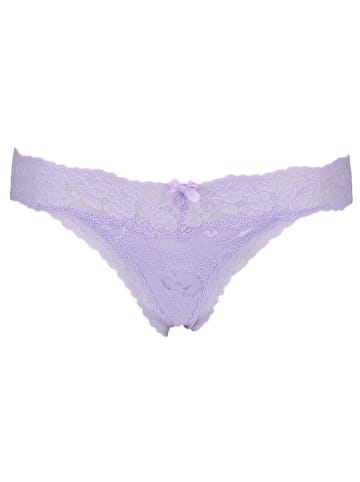 Hunkemöller 6-delige set: strings paars/oudroze/mintgroen