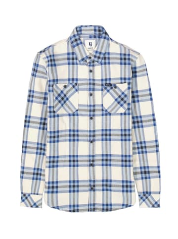 Garcia Blouse wit/blauw
