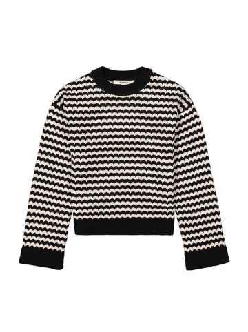 Garcia Pullover inn Schwarz/ Weiß