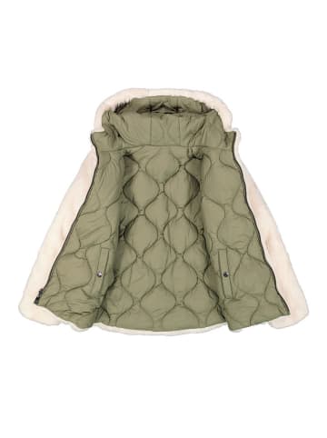 Garcia Dwustronna kurtka pikowana w kolorze khaki