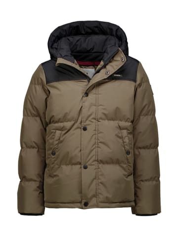 Garcia Steppjacke in Khaki/ Schwarz