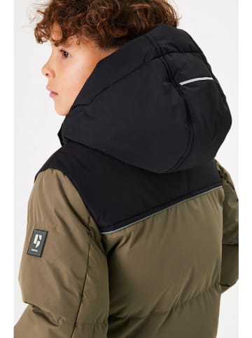 Garcia Steppjacke in Khaki/ Schwarz