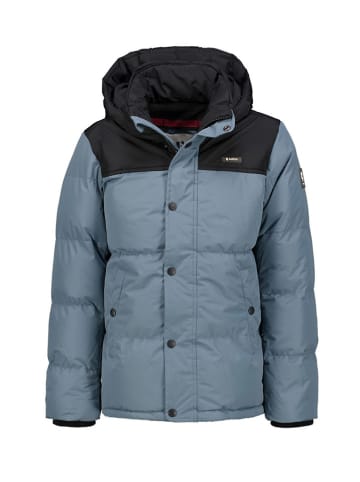 Garcia Steppjacke in Hellblau/ Schwarz