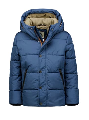 Garcia Doorgestikte jas blauw