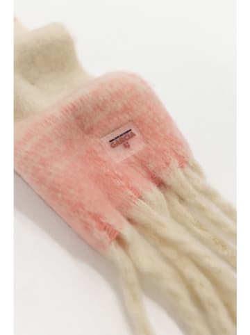 Garcia Schal in Creme/ Rosa