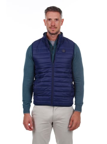 The Time of Bocha Doorgestikte bodywarmer donkerblauw
