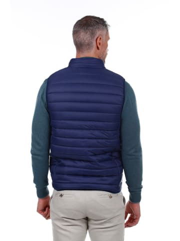 The Time of Bocha Doorgestikte bodywarmer donkerblauw