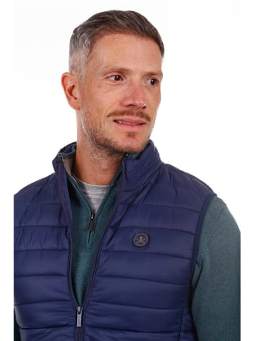 The Time of Bocha Doorgestikte bodywarmer donkerblauw