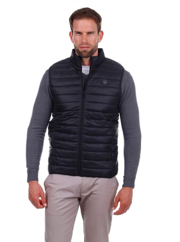 The Time of Bocha Doorgestikte bodywarmer zwart