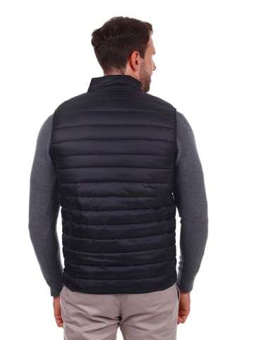 The Time of Bocha Doorgestikte bodywarmer zwart