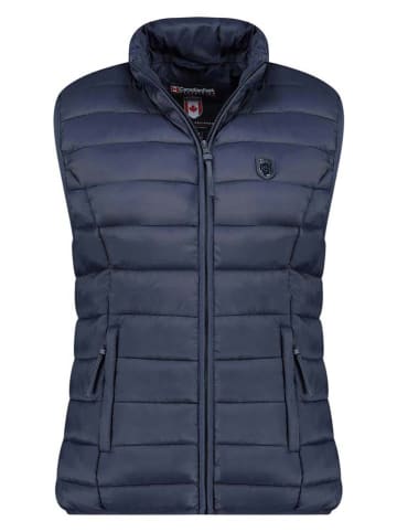 Canadian Peak Doorgestikte bodywarmer "Vakitaleak" donkerblauw