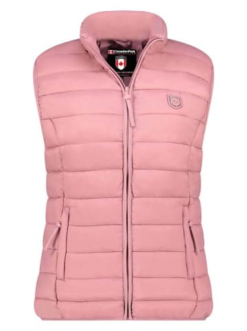 Canadian Peak Doorgestikte bodywarmer "Vakitaleak" lichtroze