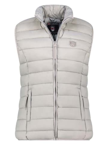 Canadian Peak Doorgestikte bodywarmer "Vakitaleak" lichtgrijs
