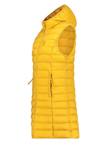Canadian Peak Doorgestikte bodywarmer "Vakitaleak" mosterdgeel