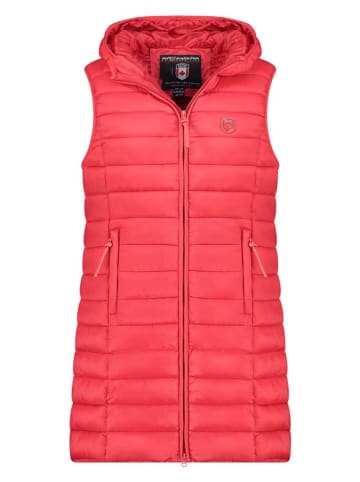 Canadian Peak Doorgestikte bodywarmer "Vakitaleak" rood
