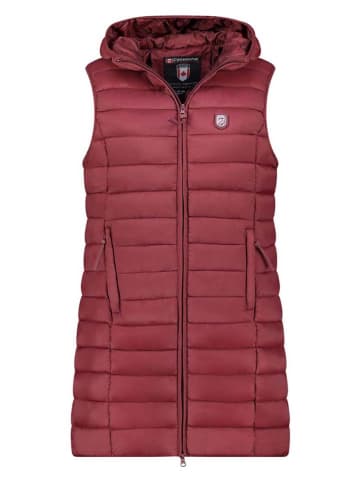 Canadian Peak Doorgestikte bodywarmer "Vakitaleak" bordeaux
