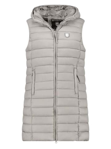 Canadian Peak Doorgestikte bodywarmer "Vakitaleak" lichtgrijs