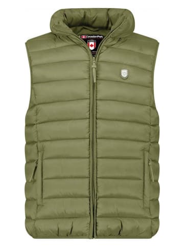 Canadian Peak Doorgestikte bodywarmer "Vamitaleak" groen