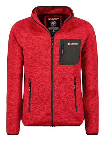 Canadian Peak Fleece vest "Titleak" rood
