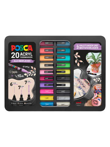 Faber-Castell Acrylmarkers "Uni Posca" - 20 stuks