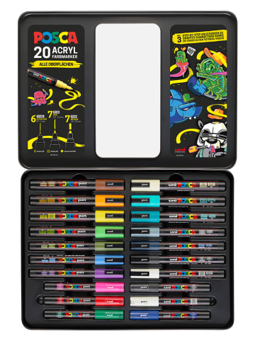 Faber-Castell Akrylowe markery (20 szt.) "Uni Posca"