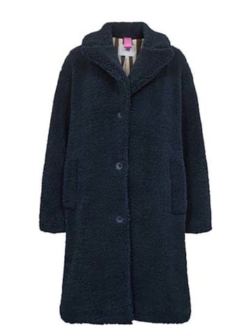 NÜMPH Teddymantel donkerblauw