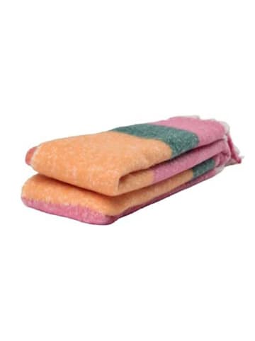 NÜMPH Sjaal roze/groen/oranje - (L)206 x (B)52 cm
