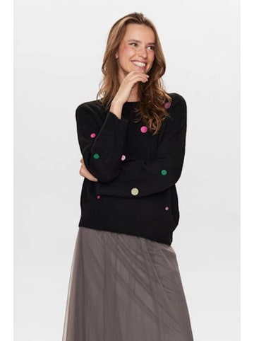 NÜMPH Pullover in Schwarz