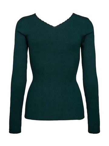 NÜMPH Pullover in Dunkelgrün