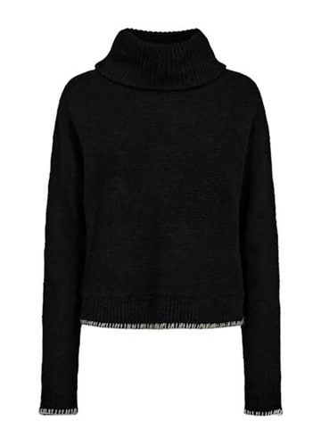 NÜMPH Rollkragenpullover in Schwarz
