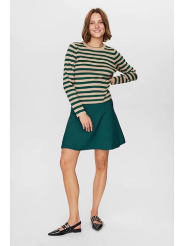 NÜMPH Trui beige/groen