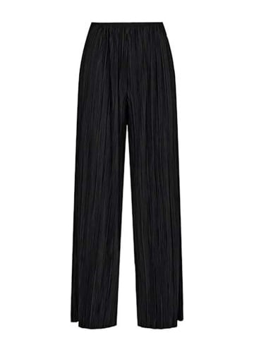 NÜMPH Plisseehose in Schwarz