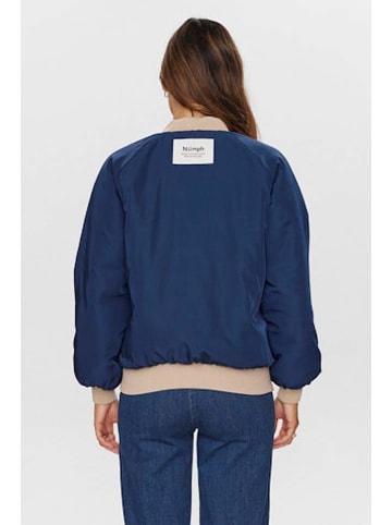 NÜMPH Omkeerbare tussenjas beige/donkerblauw