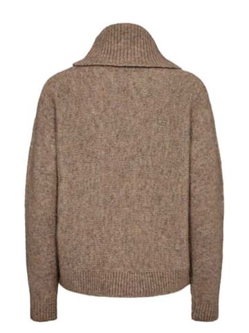 NÜMPH Rollkragenpullover in Hellbraun