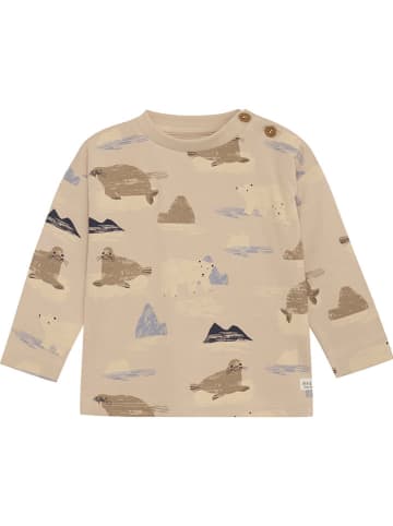 enfant Longsleeve in Hellbraun
