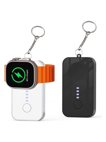 SWEET ACCESS Mini-Powerbank für Smartwatches in Schwarz - 1200 mAh